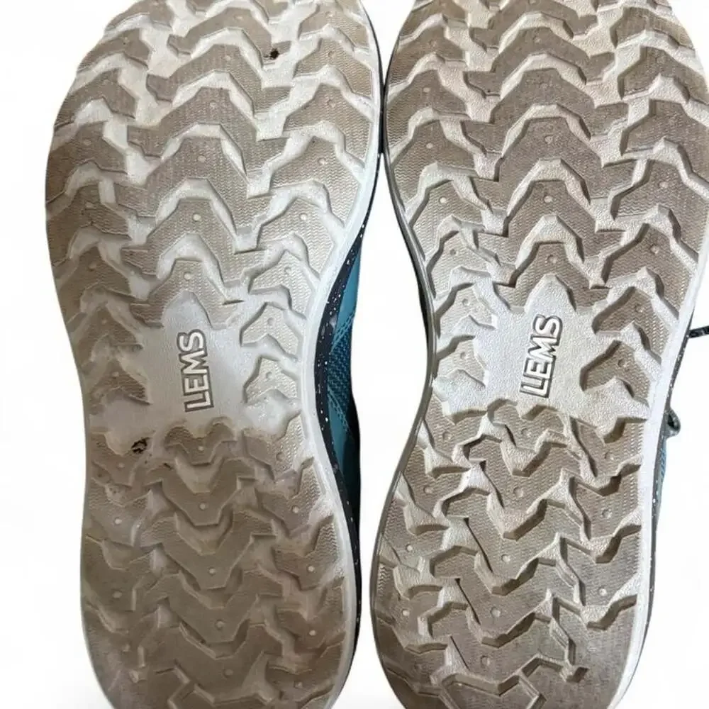 LEMS Primal Pursuit Teal Charcoal Gray Minimalist Sneakers
